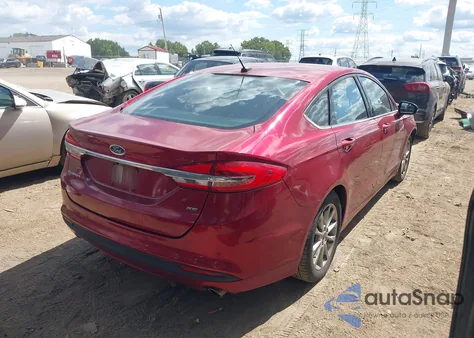2017 Ford Fusion Se из США, поврежденный, VIN 3FA6P0H70HR102309